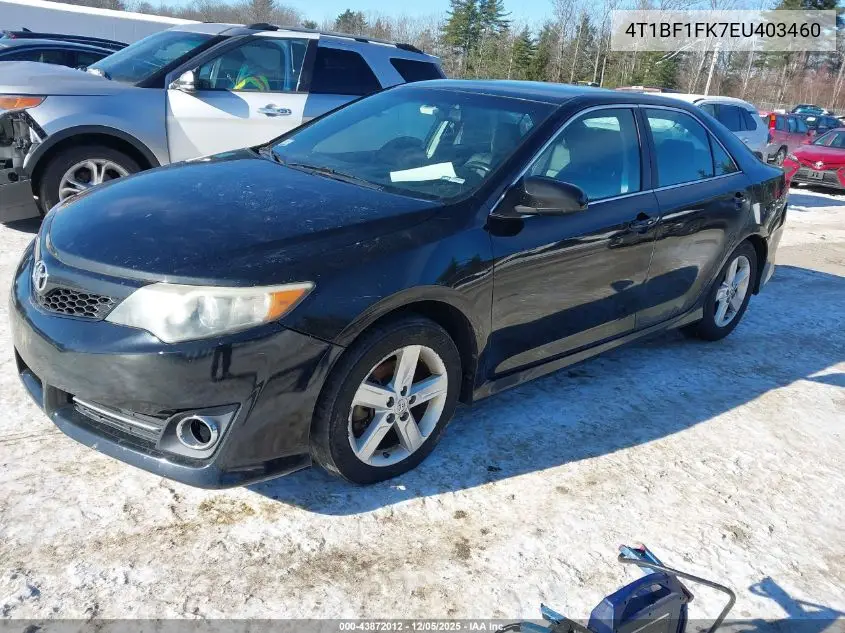 4T1BF1FK7EU403460 2014 Toyota Camry Se