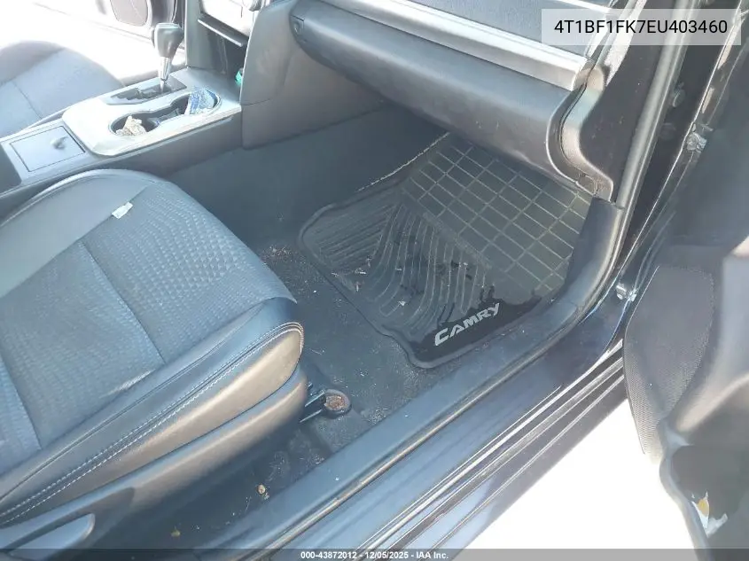 4T1BF1FK7EU403460 2014 Toyota Camry Se