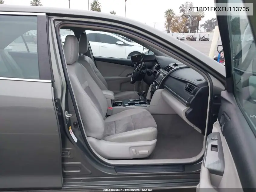 4T1BD1FKXEU113705 2014 Toyota Camry Hybrid Xle