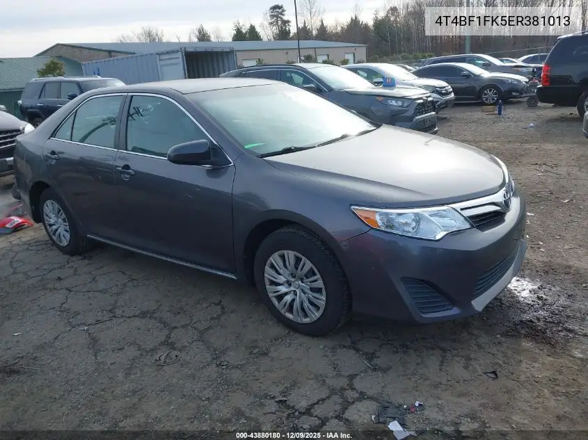 4T4BF1FK5ER381013 2014 Toyota Camry Le