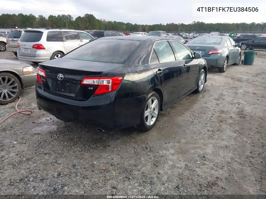 4T1BF1FK7EU384506 2014 Toyota Camry Se