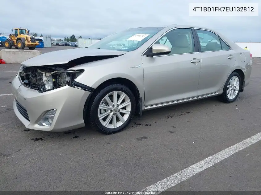 4T1BD1FK7EU132812 2014 Toyota Camry Hybrid Xle