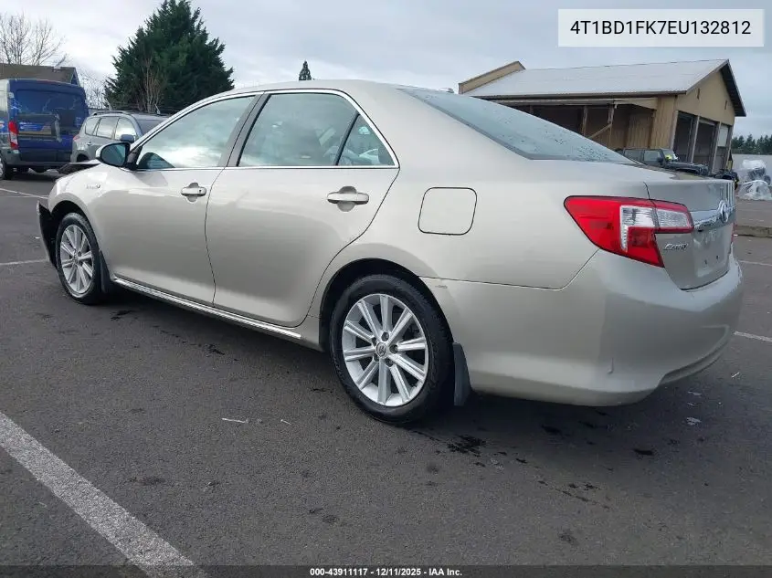 4T1BD1FK7EU132812 2014 Toyota Camry Hybrid Xle