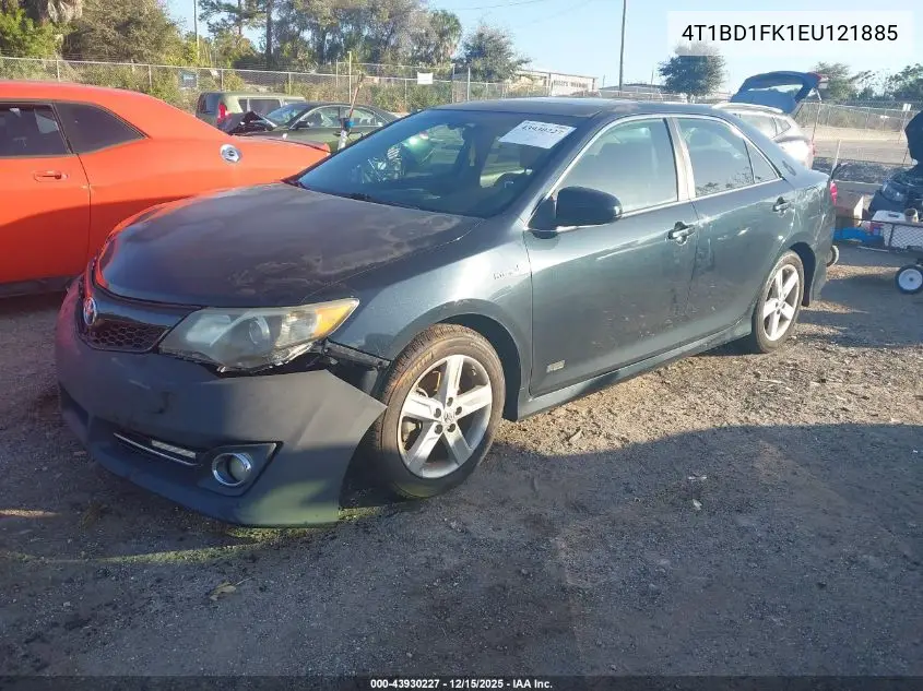 4T1BD1FK1EU121885 2014 Toyota Camry Hybrid Se Limited Edition