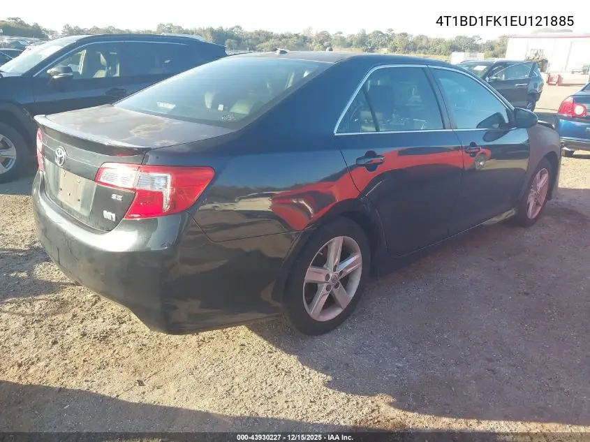 4T1BD1FK1EU121885 2014 Toyota Camry Hybrid Se Limited Edition