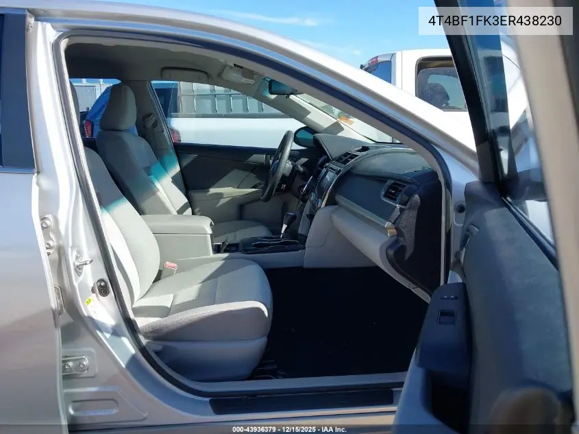 4T4BF1FK3ER438230 2014 Toyota Camry Le