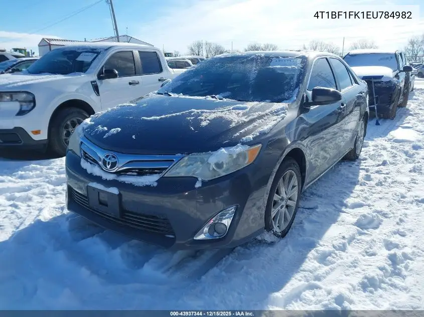 4T1BF1FK1EU784982 2014 Toyota Camry Xle