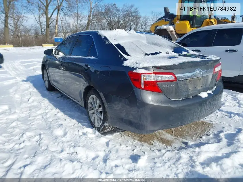 4T1BF1FK1EU784982 2014 Toyota Camry Xle