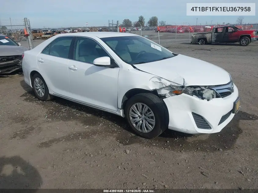 4T1BF1FK1EU367958 2014 Toyota Camry Le