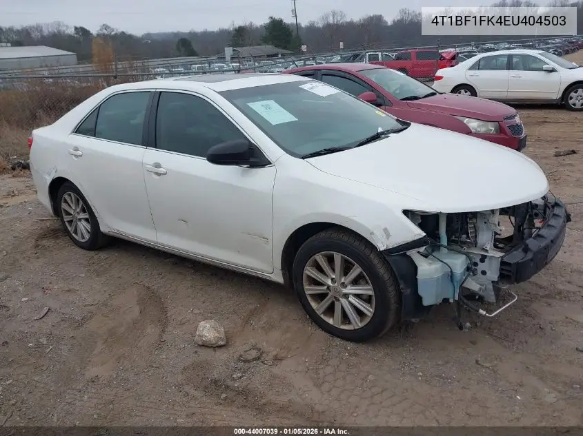 4T1BF1FK4EU404503 2014 Toyota Camry Xle
