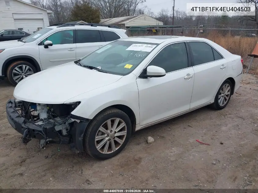 4T1BF1FK4EU404503 2014 Toyota Camry Xle