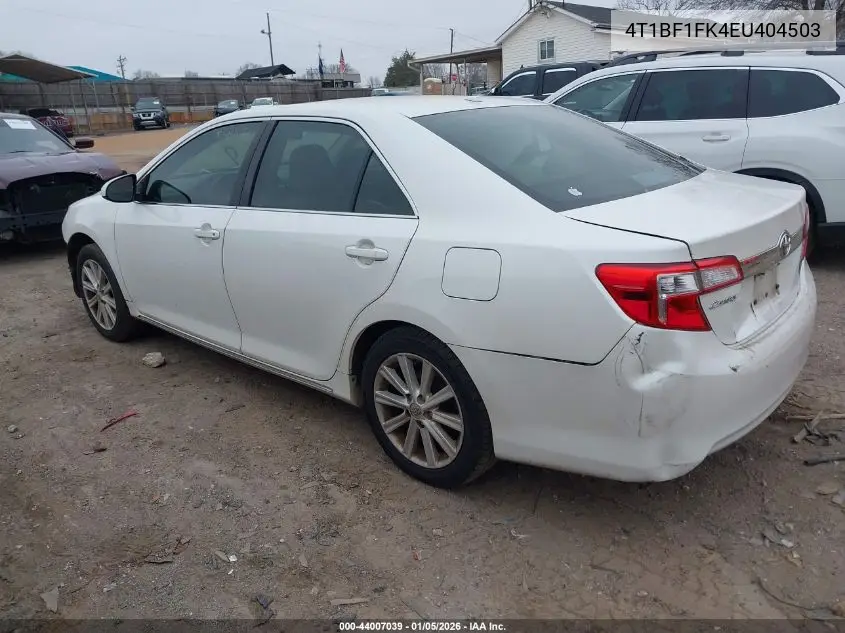 4T1BF1FK4EU404503 2014 Toyota Camry Xle