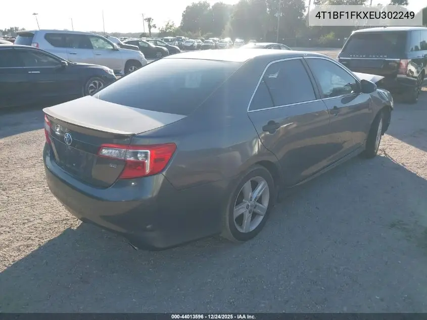 4T1BF1FKXEU302249 2014 Toyota Camry Se
