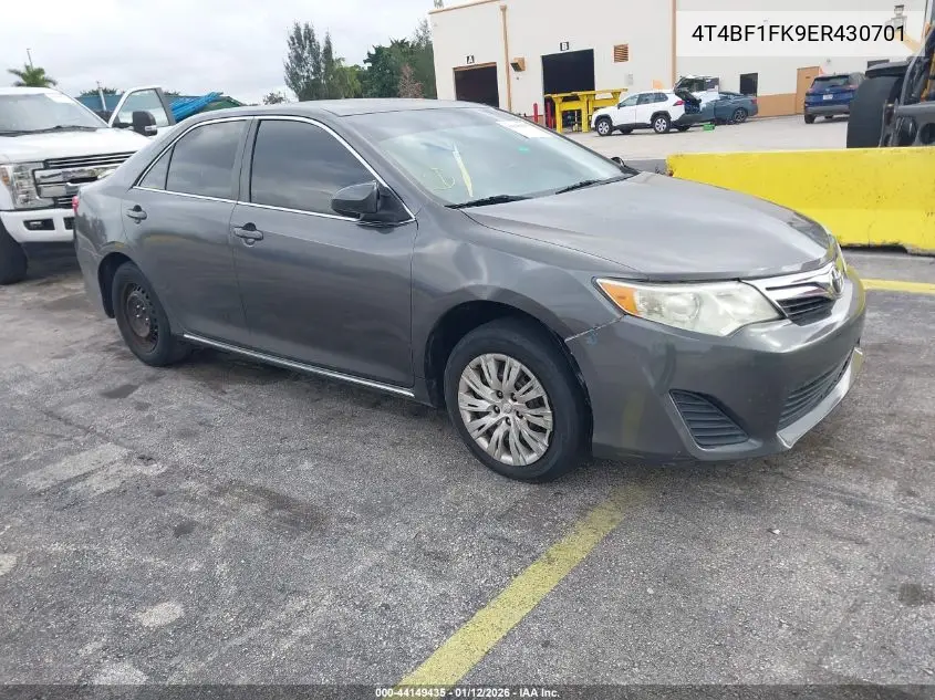 4T4BF1FK9ER430701 2014 Toyota Camry Le
