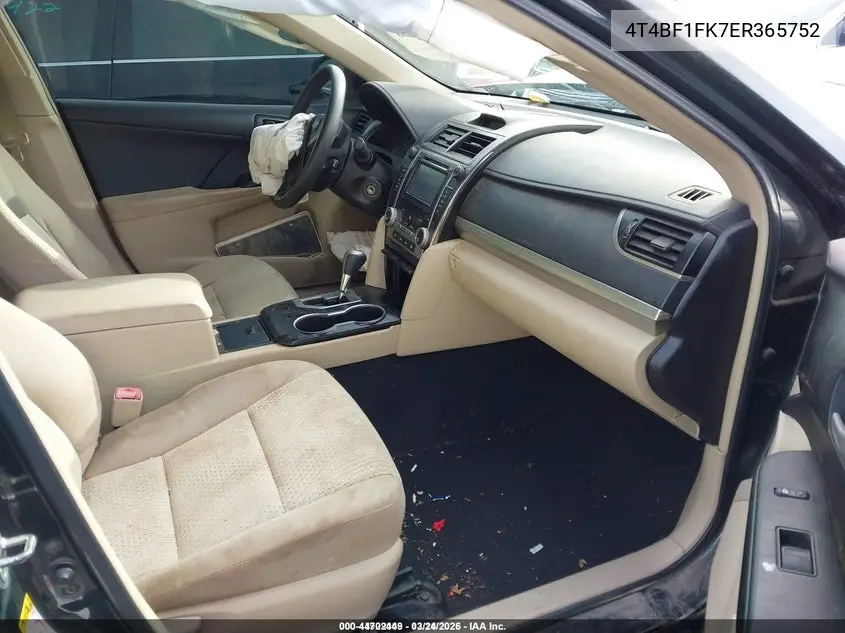 4T4BF1FK7ER365752 2014 Toyota Camry Le
