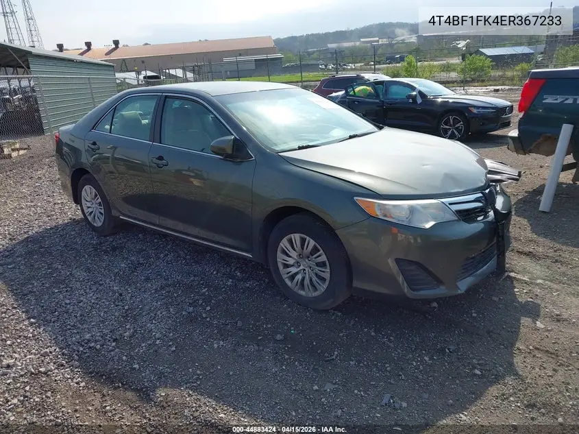4T4BF1FK4ER367233 2014 Toyota Camry Le