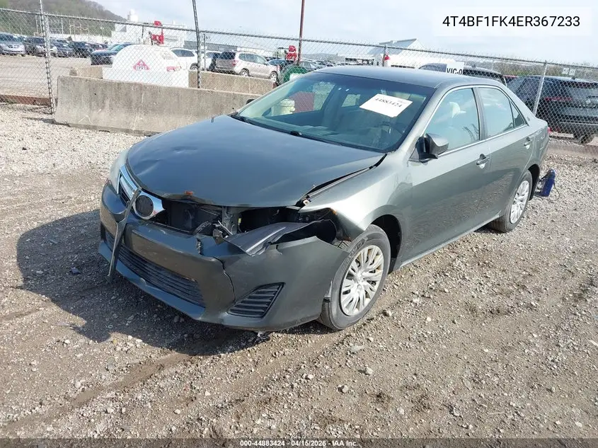 4T4BF1FK4ER367233 2014 Toyota Camry Le