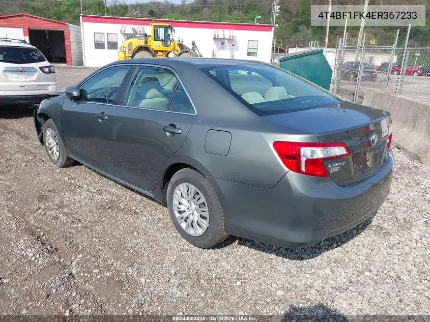 4T4BF1FK4ER367233 2014 Toyota Camry Le