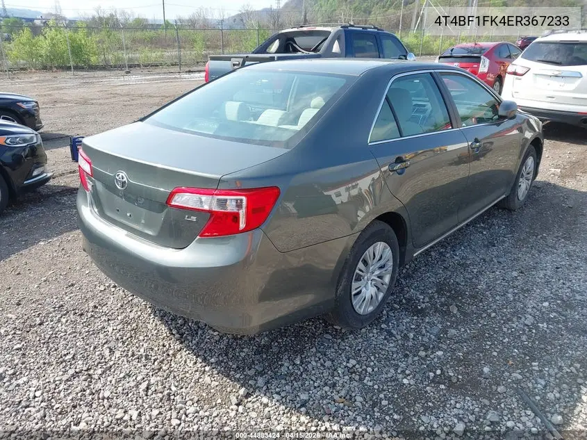 4T4BF1FK4ER367233 2014 Toyota Camry Le