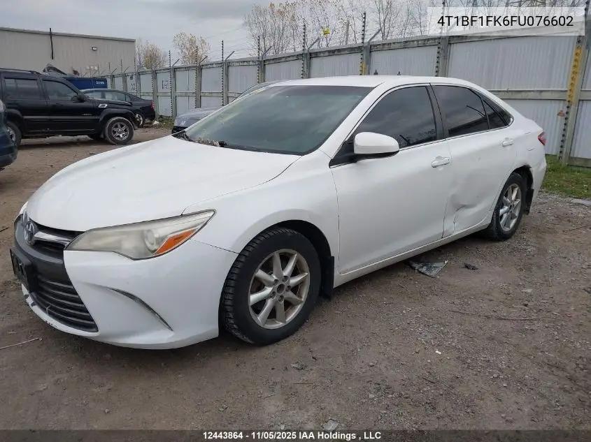 4T1BF1FK6FU076602 2015 Toyota Camry Le