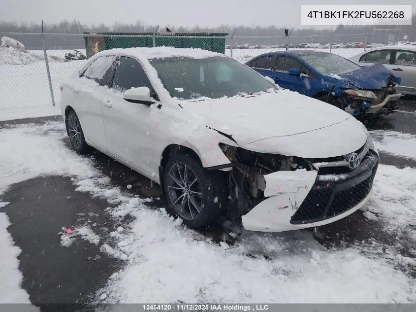 4T1BK1FK2FU562268 2015 Toyota Camry Xse V6