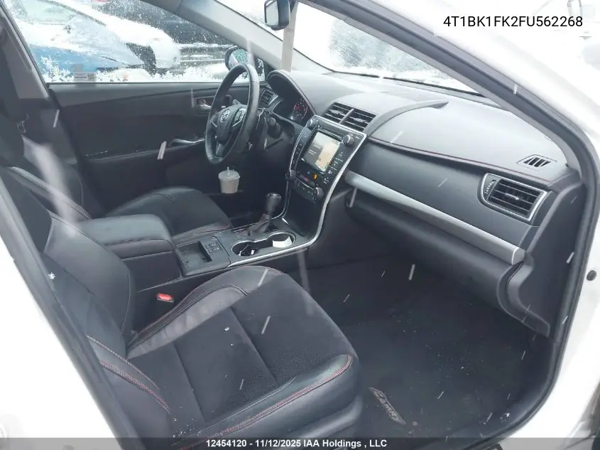 4T1BK1FK2FU562268 2015 Toyota Camry Xse V6