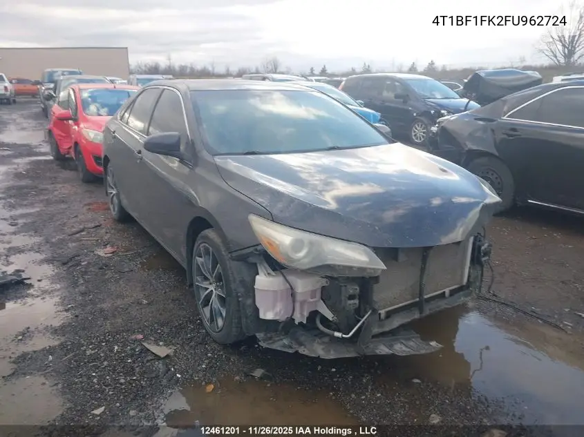 4T1BF1FK2FU962724 2015 Toyota Camry Xse