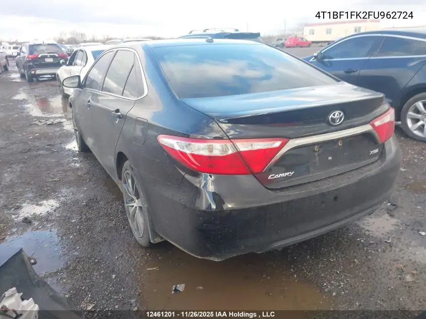 4T1BF1FK2FU962724 2015 Toyota Camry Xse