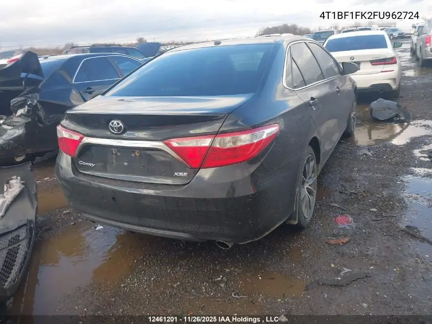4T1BF1FK2FU962724 2015 Toyota Camry Xse