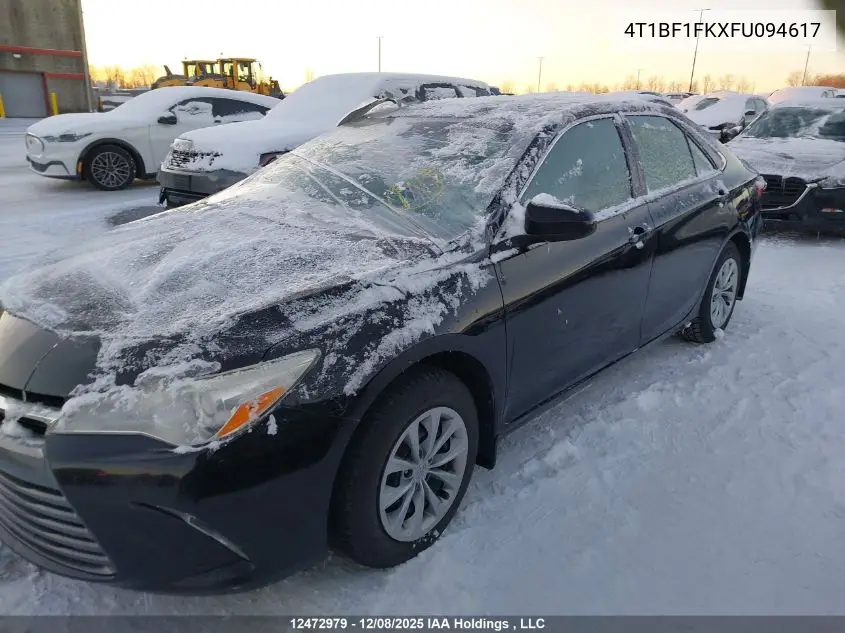 4T1BF1FKXFU094617 2015 Toyota Camry Le