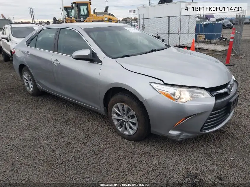 4T1BF1FK0FU114731 2015 Toyota Camry Le