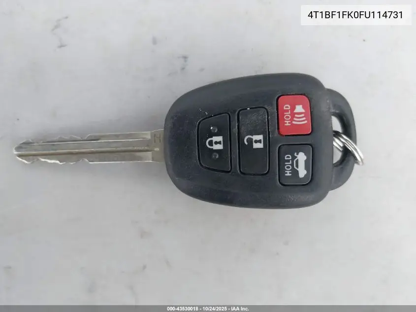4T1BF1FK0FU114731 2015 Toyota Camry Le