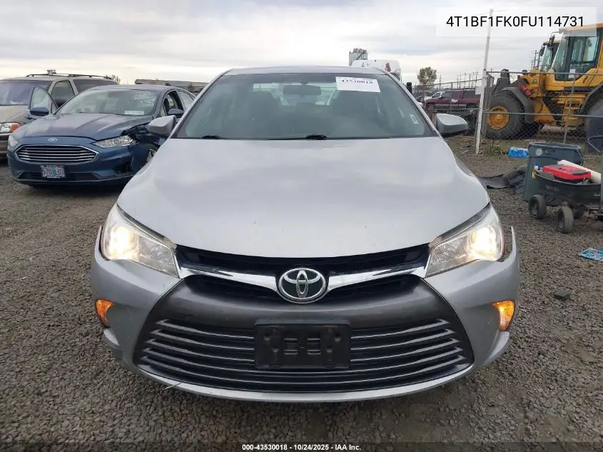 4T1BF1FK0FU114731 2015 Toyota Camry Le