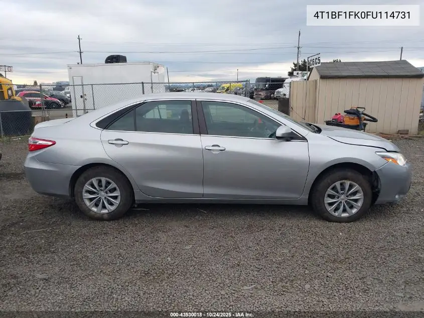 4T1BF1FK0FU114731 2015 Toyota Camry Le