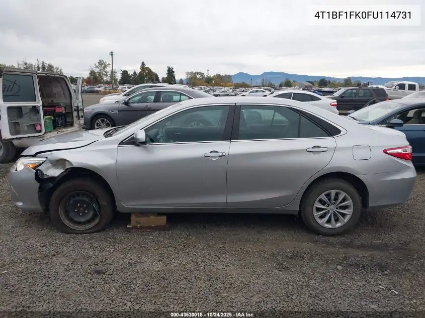 4T1BF1FK0FU114731 2015 Toyota Camry Le
