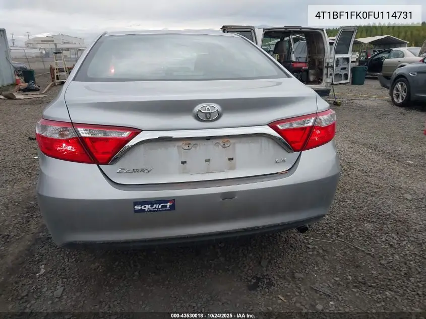 4T1BF1FK0FU114731 2015 Toyota Camry Le