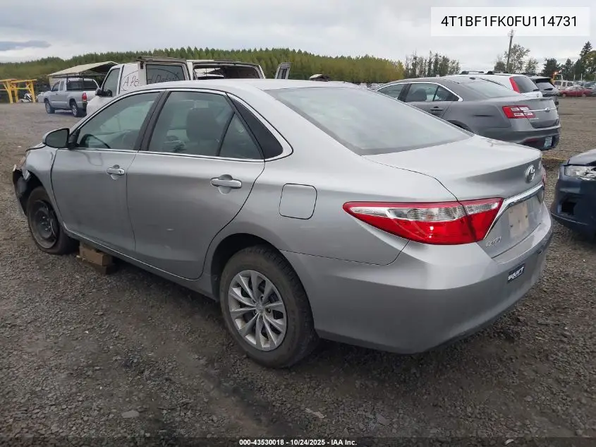 4T1BF1FK0FU114731 2015 Toyota Camry Le