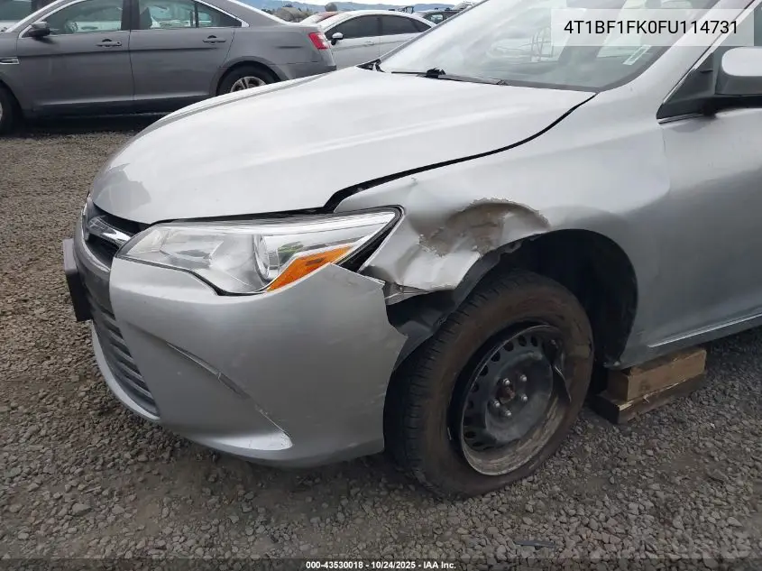 4T1BF1FK0FU114731 2015 Toyota Camry Le