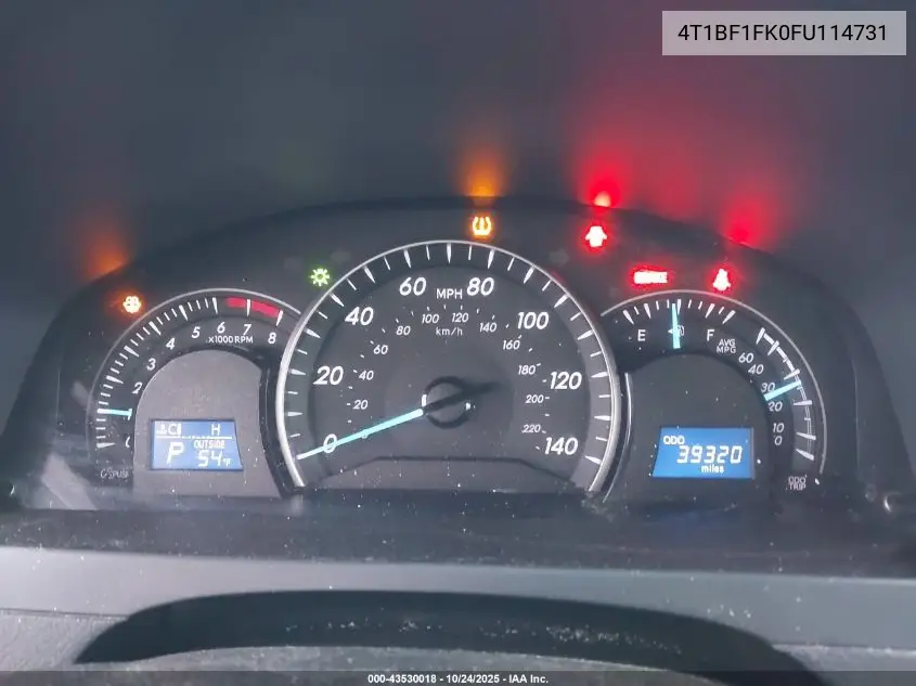 4T1BF1FK0FU114731 2015 Toyota Camry Le