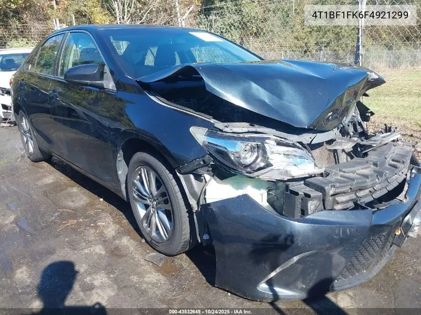 4T1BF1FK6FU921299 2015 Toyota Camry Se
