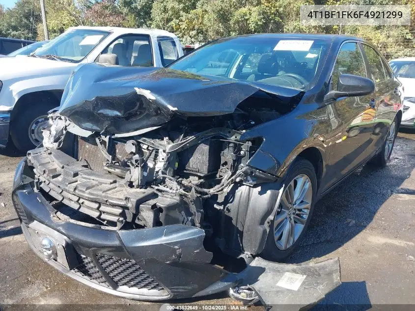 4T1BF1FK6FU921299 2015 Toyota Camry Se
