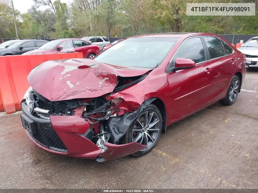 4T1BF1FK4FU998091 2015 Toyota Camry Xse