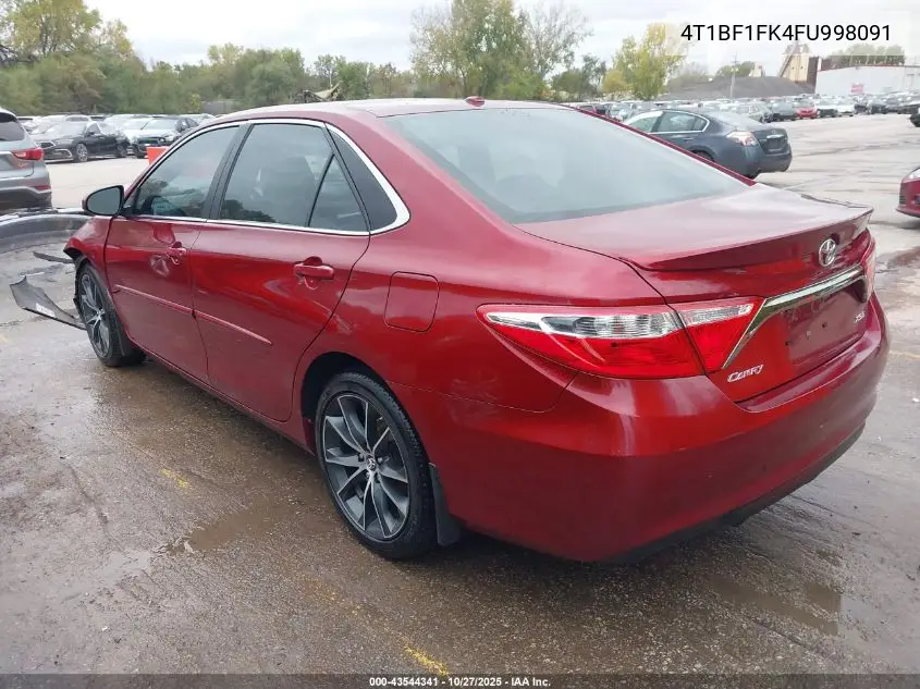 4T1BF1FK4FU998091 2015 Toyota Camry Xse