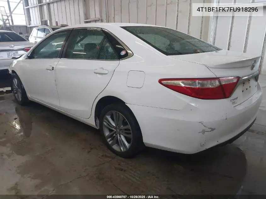 4T1BF1FK7FU918296 2015 Toyota Camry Se