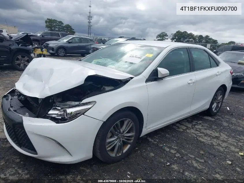 4T1BF1FKXFU090700 2015 Toyota Camry Se
