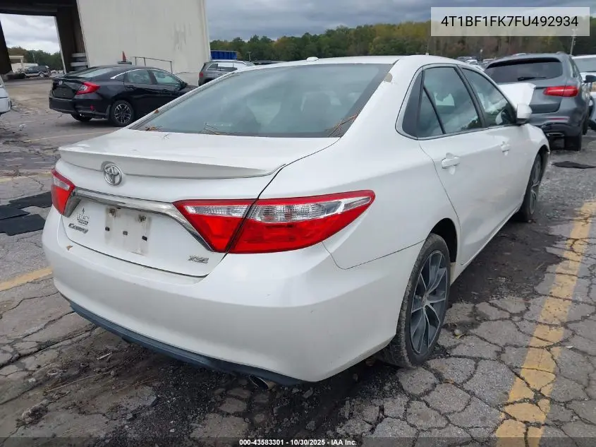 4T1BF1FK7FU492934 2015 Toyota Camry Xse