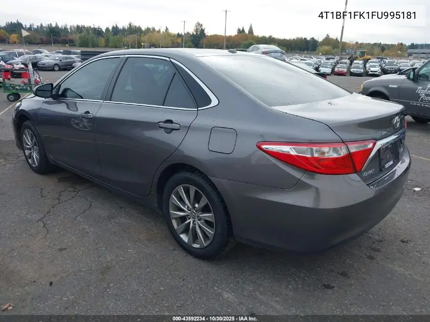 4T1BF1FK1FU995181 2015 Toyota Camry Xle
