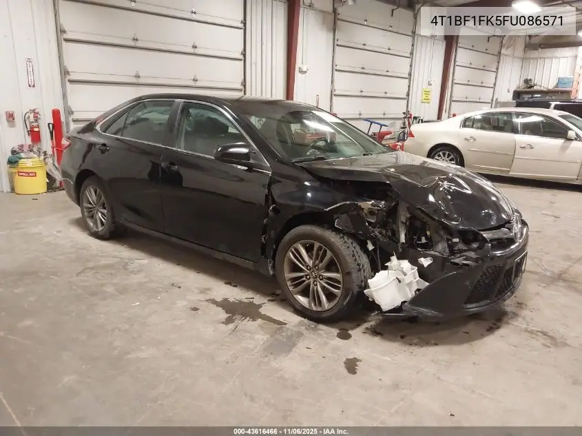 4T1BF1FK5FU086571 2015 Toyota Camry Se