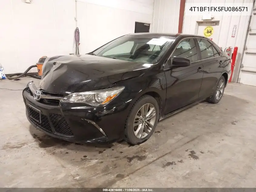 4T1BF1FK5FU086571 2015 Toyota Camry Se