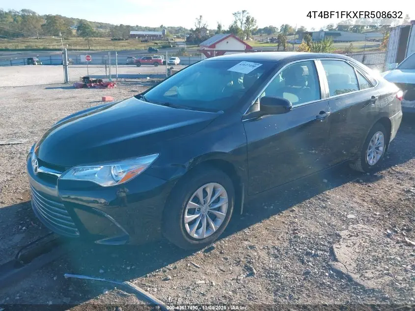 4T4BF1FKXFR508632 2015 Toyota Camry Le